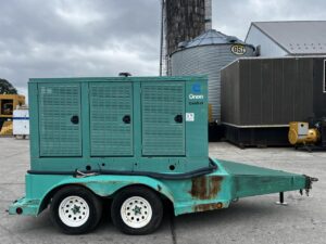 _175 kW Cummins/Onan Portable Generator, with Base Fuel Tank and Enclosure 8.3 Liter Cummins Engine, Year - 1999, 687 Hours