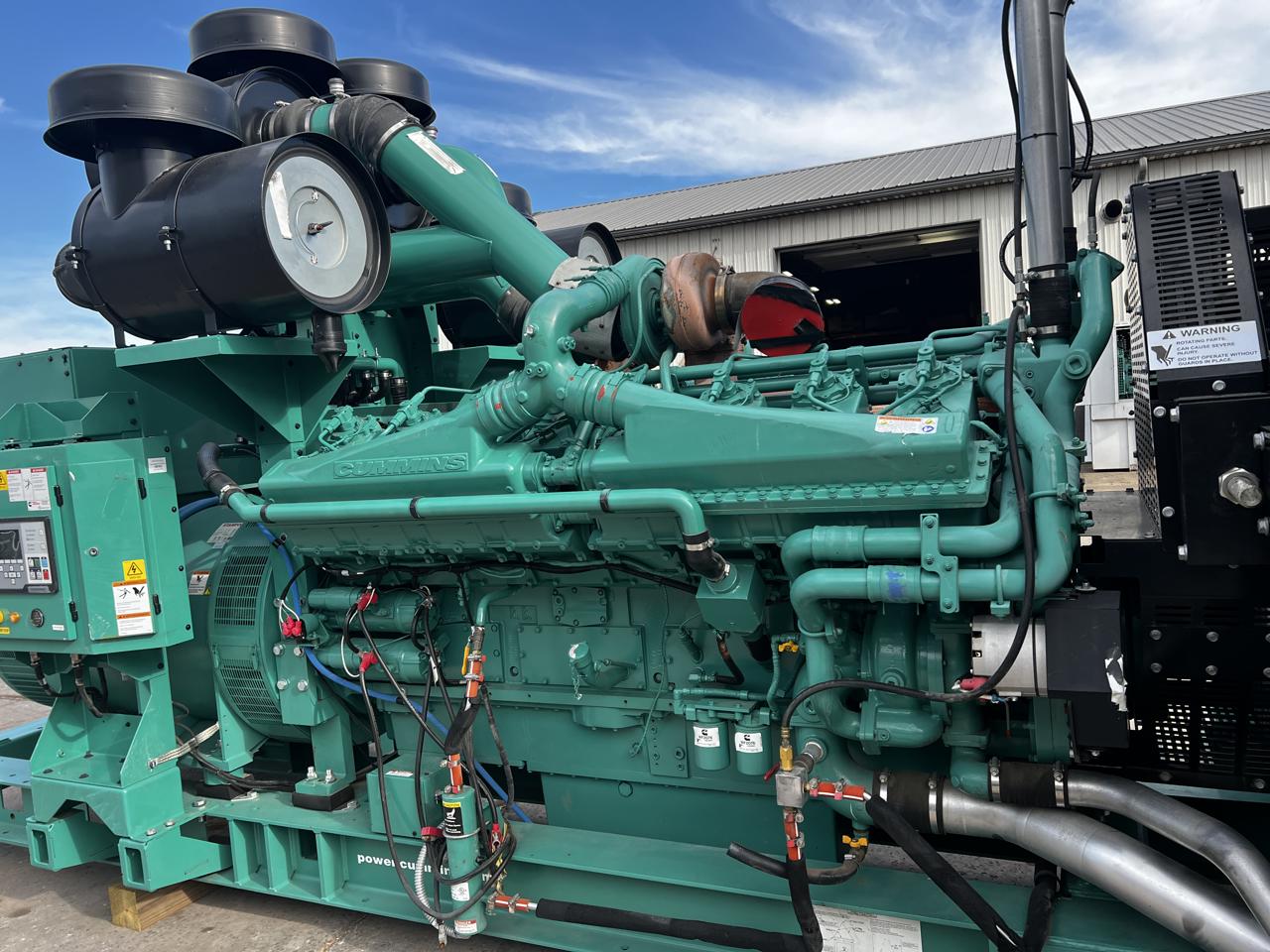 1500 kW Cummins/Onan Generator, New Surplus, QSK50 Liter Cummins Engine, Year - 2022, 5 Hours, US EPA Tier 4 Including DPF Muffler and Def Tank and Controller - Image 14
