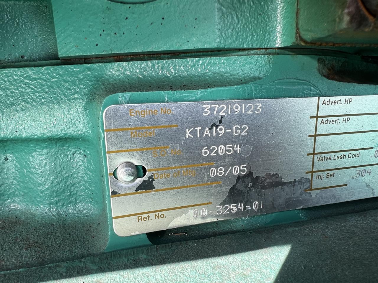_400 kW Cummins Gen Set, with Remote Electric Radiator, KTA19 600 HP Engine, Year - 2006, 579 Hours - Image 8