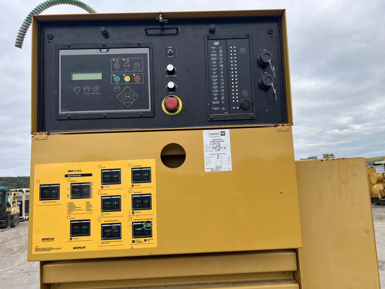 _500 kW 3412 CAT GenSet, Open Skid, 920 Hours, with Base Fuel Tank - Image 16