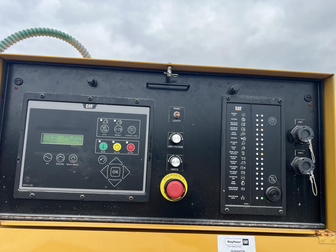 _500 kW 3412 CAT GenSet, Open Skid, 920 Hours, with Base Fuel Tank - Image 17