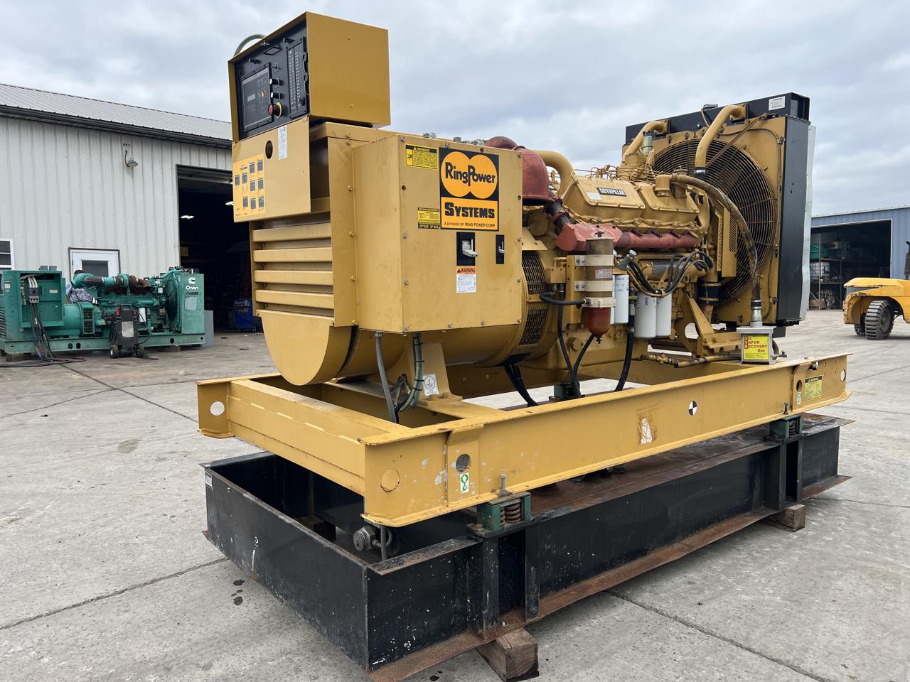 _500 kW 3412 CAT GenSet, Open Skid, 920 Hours, with Base Fuel Tank - Image 7