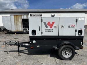 __58kW Wacker Neuson Portable Rental Grade Generator, Kohler Engine, Year - 2021, 511 hours, with Selector Switch