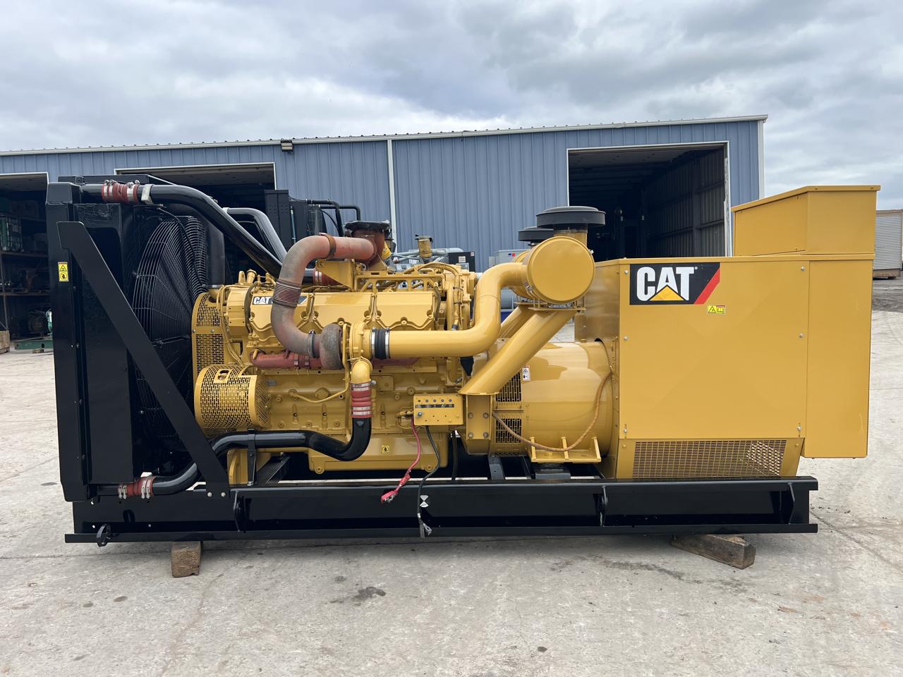 _800 kW C27 CAT Gen Set, Open Skid, Year - 2008, US EPA Tier 2 Pre Emission Engine