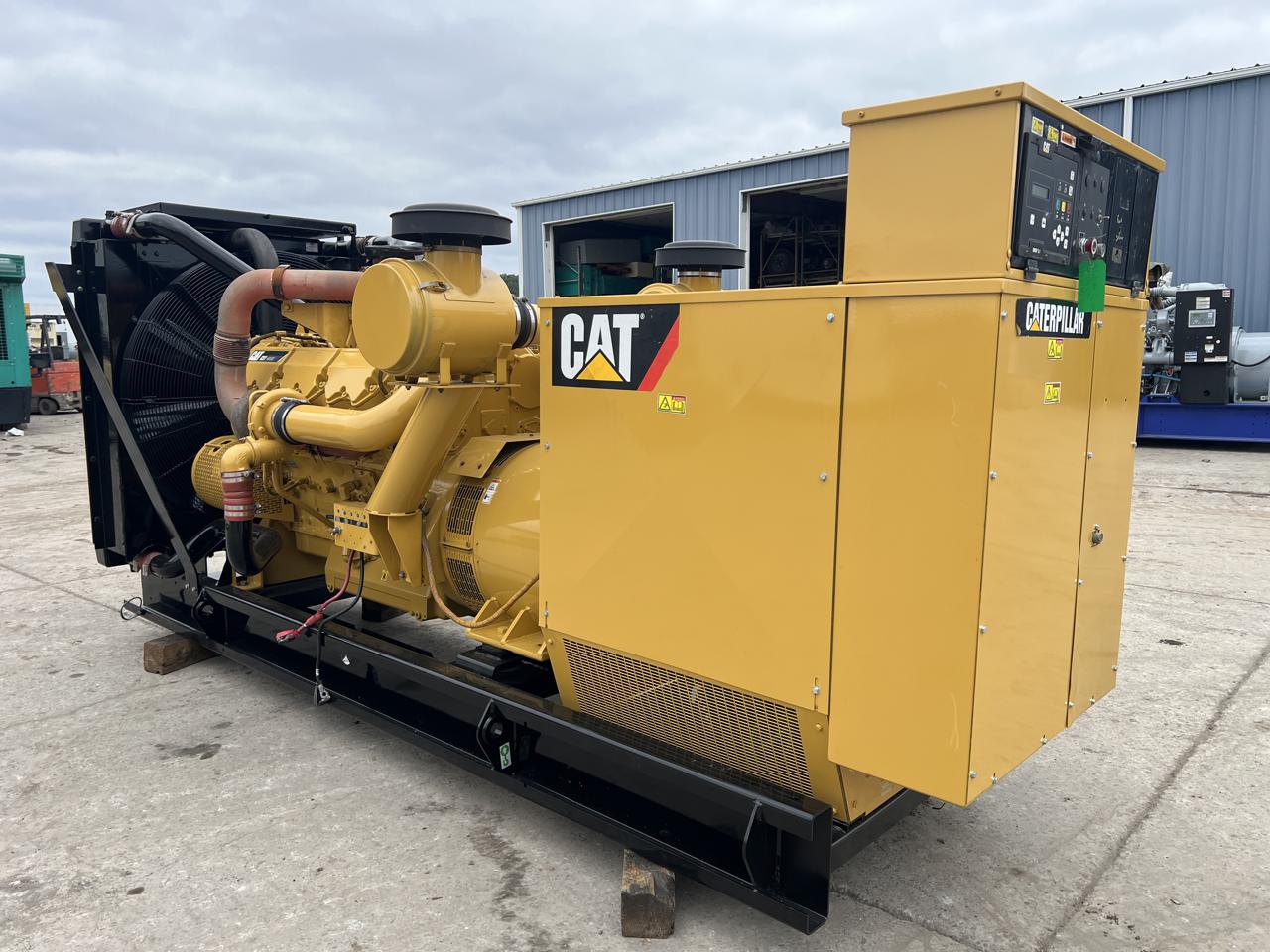_800 kW C27 CAT Gen Set, Open Skid, Year - 2008, US EPA Tier 2 Pre Emission Engine - Image 8