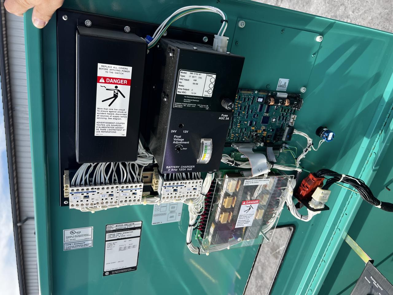 800 Amp Cummins/Onan Automatic Transfer Switch with Isolation By Pass. Nema 1 Enclosure - Image 7