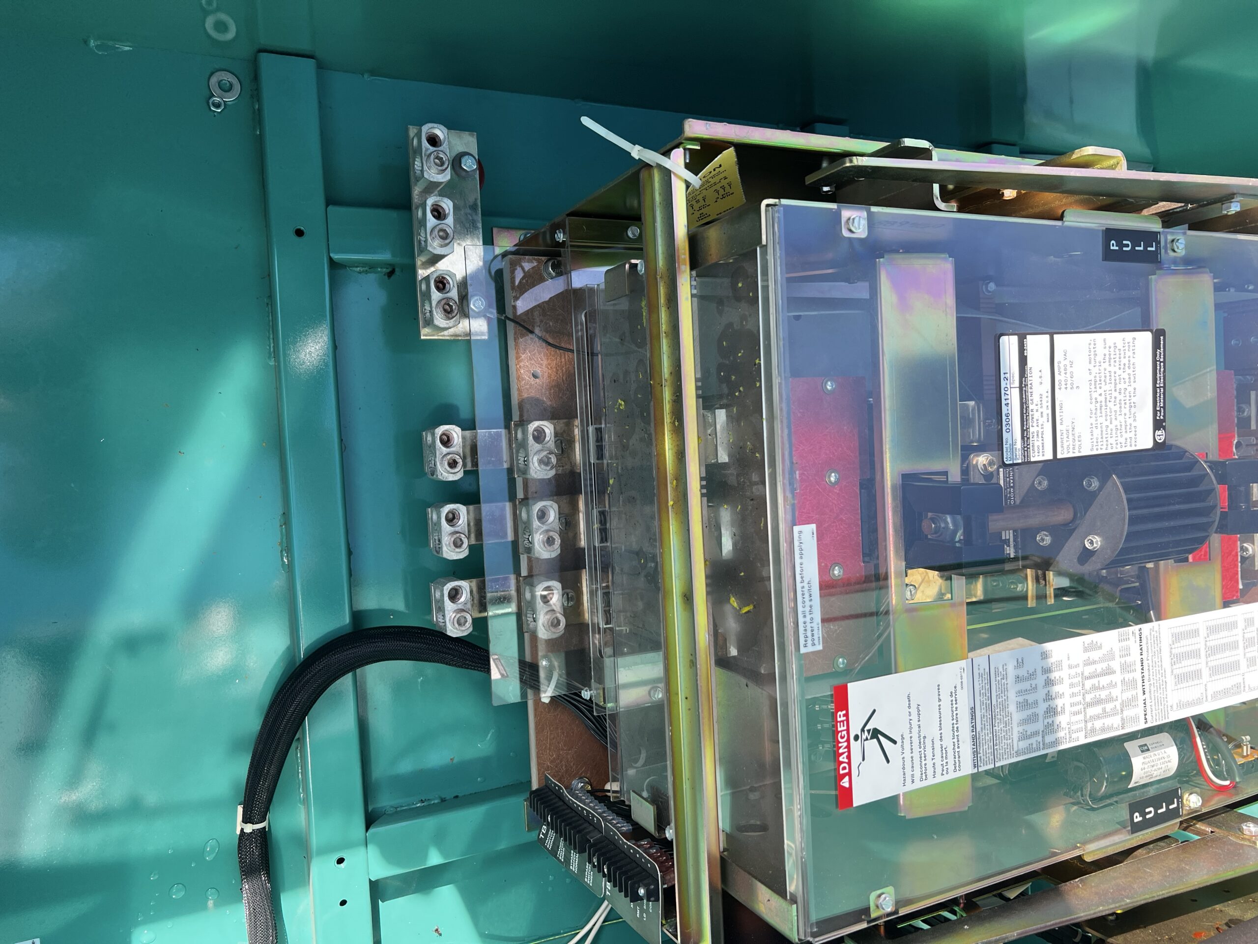400 Amp Cummins/Onan Automatic Transfer Switch with Isolation By Pass, Nema 1 Enclosure - Image 14
